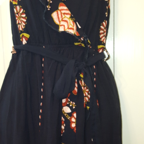 Faux wrap navy maxi M - Picture 4 of 10